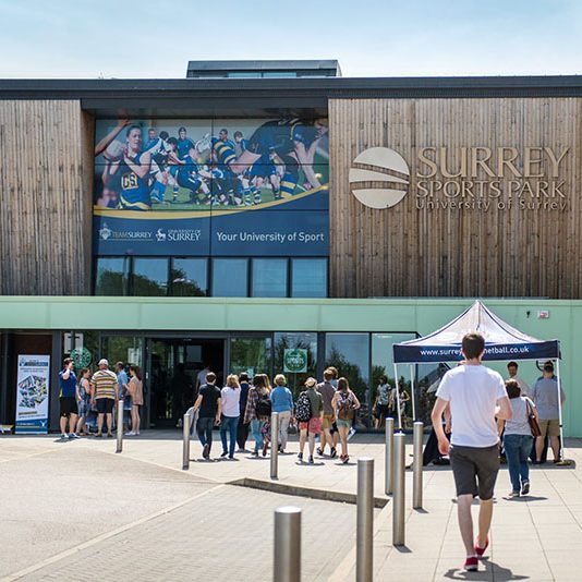 Surrey Taekwon-Do venue Surrey Sports Park front of building